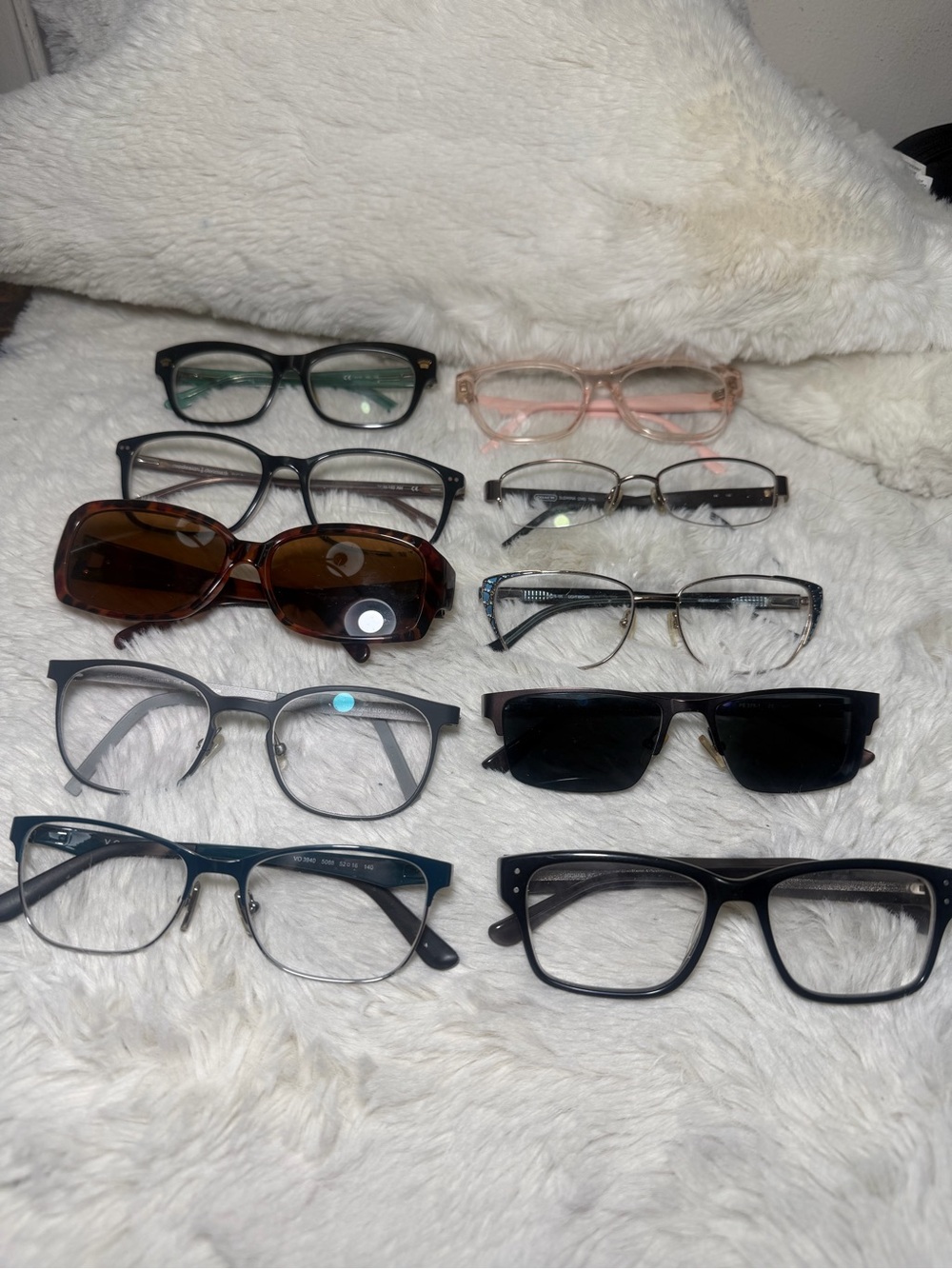 Lot of 10 Glasses frames Michael kors coach juicy couture calvin klein vogue etc